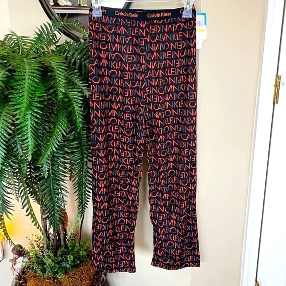Brand New Calvin Klein Sleep Pants Flame Resistant Stretch Waist Pajama Bottom